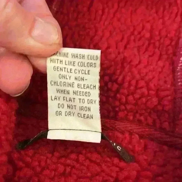 For The Republic Sherpa Hooded coat, Wooden Toggle Closures Size L - Picture 7 of 7